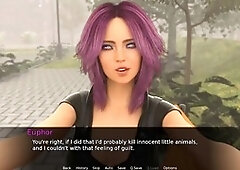 Big tits, public, internal cumshot