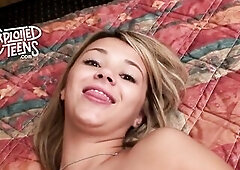 I mean does this girl have a beautiful face or what? Ashlynn stands just 5’ 4” tall and weighs only 105lbs. And honestly, I think that a quarter o