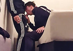 Scally queer guys fap outdoor and homemade scally plow