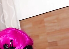 La sexually excited housewife wishes penis