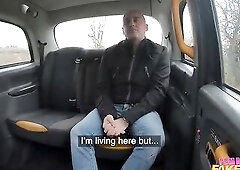 I love to screw MARRIED STUDS in my Taxi - Female Fake Taxi