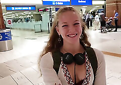 Blondie Ambushed by her First huge black cock on Casting