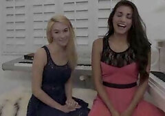 Sexy College Coed Lesbian babes 69