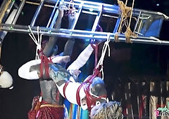 Intense Shibari Live Show With Anuskatzz And Lily Lu From Z-filmz - Dirty Dreaz Extrem Bdsm Bondage