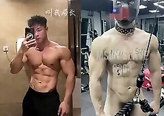 Chinese Muscle Boy Doggie Slave Training