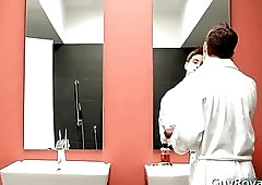 Alex Vaara & Luke Hass pet each other