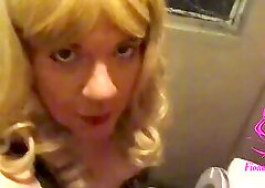 Yeah, He Came In My Mouth, Hard Gloryhole Fuck and Blowjobs of CD Sissy Fiona Fortune