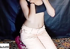 Close-up view on my wet pussy while I'm masturbating