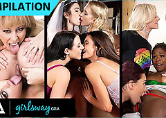 GIRLSWAY - Sexy Thirsty Nymphos Have A Wild Orgy COMPILATION