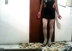 Joselynne Cd In ButtPlug And Darksome Suit