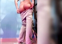 Look at an impressive youthful woman during the time that looking for perfect jeans. It slides into a constricted denim that enhances its curves, and 