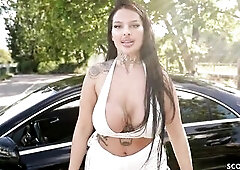 GERMAN SCOUT - German Giant Boobs and Booty Whore Lola Bonita With Tattoos Pickup for 1st Casting Screw in Berlin - U can discover the complete clip a