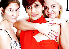 Two matures ladies sharing teen twat