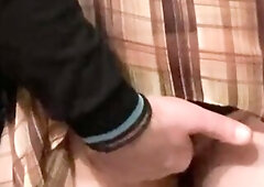 Strange Perv Went Likewise Far Fingered Sexy Mif Vagina in Subway