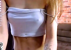 Pale amateur teen brunette Lynn Love