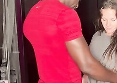 HAWT WIFE enjoys large ebony weenie Tribal during the time that spouse is gone! FitNaughtyCouple full vid on OnlyFans