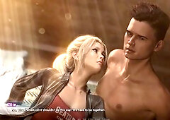 Nude cougar model Loveskysan69real in a wild 3D sex adventure