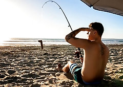JJ Knight and Nic Sahara fuck in the back of a van