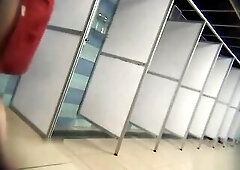 Hot showering milfs ignorant of spy web camera