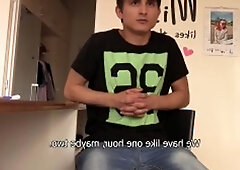 Debt Dandy: Czech throat fucking in a shop