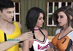 Erotic visual novel featuring hot brunette Erynn Path in a steamy intertwined adventure