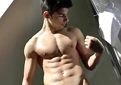 East Boys: Hairless latino straight dude likes hard slamming