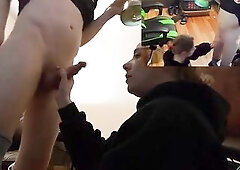 Heather Kane Edges Him so Hard that guy Cums All Over the Room!