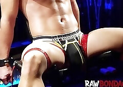 Fetish slave endures nipple tease cockplay and punishment