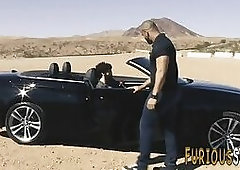 Hairy hunk gobbles bbc