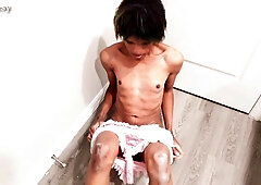 Sexy Skinny Ts Sissy Femboy Cums And Clips Her Nails