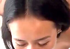 Amina Takasaki dildo fuck pussy