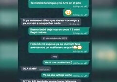 WHATSAPP CHAT WITH MY PRI GETS SEXY AND I RECORD HER DURING THE TIME THAT I BANG HER IN 4