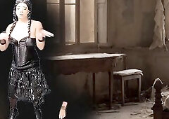 Wednesday sucking and banging on Halloween