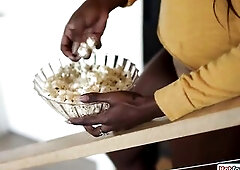 Shemale Janelle Fennec and her black gf resolve to reconnect.The transsexual kisses her and gets her trans wang deepthroat sucked.The ts licks her gir