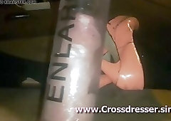 ENLARGED PINK HIGH HEELS CROSSDRESSING DIRTYGARDENBOY V