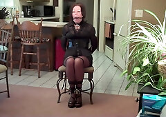 Milf Chairtied In Home