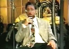 Lean and sexy brunette babe rides on a big dick of a handsome brutal guy