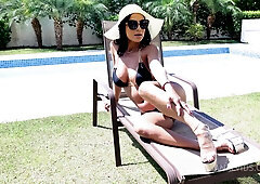 Behind the Scene from Hot milf Belinha Baracho 3 on 1 fuck session