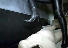 Japanese Femdom Face Trample and Humiliation