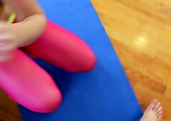 Big tit brunette MILF sucks and tit fucks a big cock