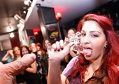 Women go crazy at Dancing Bear party