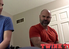 TWINKTOP - Lean jock top breeds beefy muscle Step daddy coach