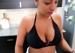 Giant Tits and Nipples on Amateur Teen