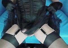 Miss Tutu Blue Settee Cum