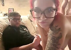 Horny redhead slut gets two loads of cum after hard pounding live at sexycamx.com