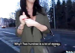 Public Agent Cheating large melons Brit deepthroats thick weenie on holiday