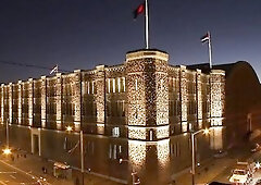 Brawny bitch Cheyenne Jewel gets restrained in brutal metal and leather servitude and is punished with unwilling multiple orgasms!!