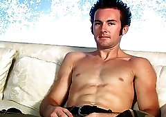 Babe's white ass plowed by chocolate cock