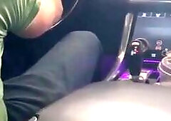 Sexy babe fucked by uber driver