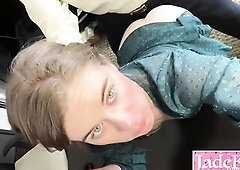 Sinless 1st timer doesn't understand what that babe's getting into. That babe says NO to anal but guess where this guy puts his large knob?